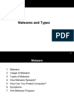 Malwares and Types