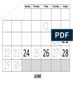 JUNE Calendar-tarea 4
