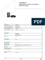 Product Data Sheet: Remote Terminal - ATS48 - For Soft Starter For Asynchronous Motor