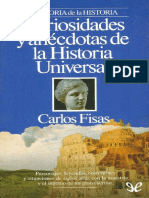 Curiosidades y anecdotas de la historia Universal