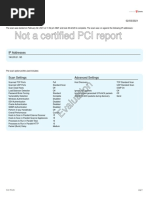 Not A Certified PCI Report: Scan Results