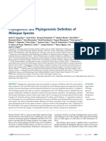 2007 Phylogenetic and Ohylogenimis Definitions of Rhizopus Species