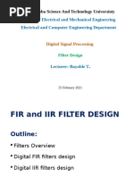 FIR Filter Design Using Window Method | PDF | Filter (Signal Processing ...