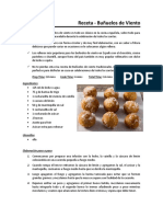 Receta - Buñuelos de Viento