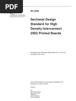 Sectional Design Standard For High Density Interconnect (HDI) Printed Boards