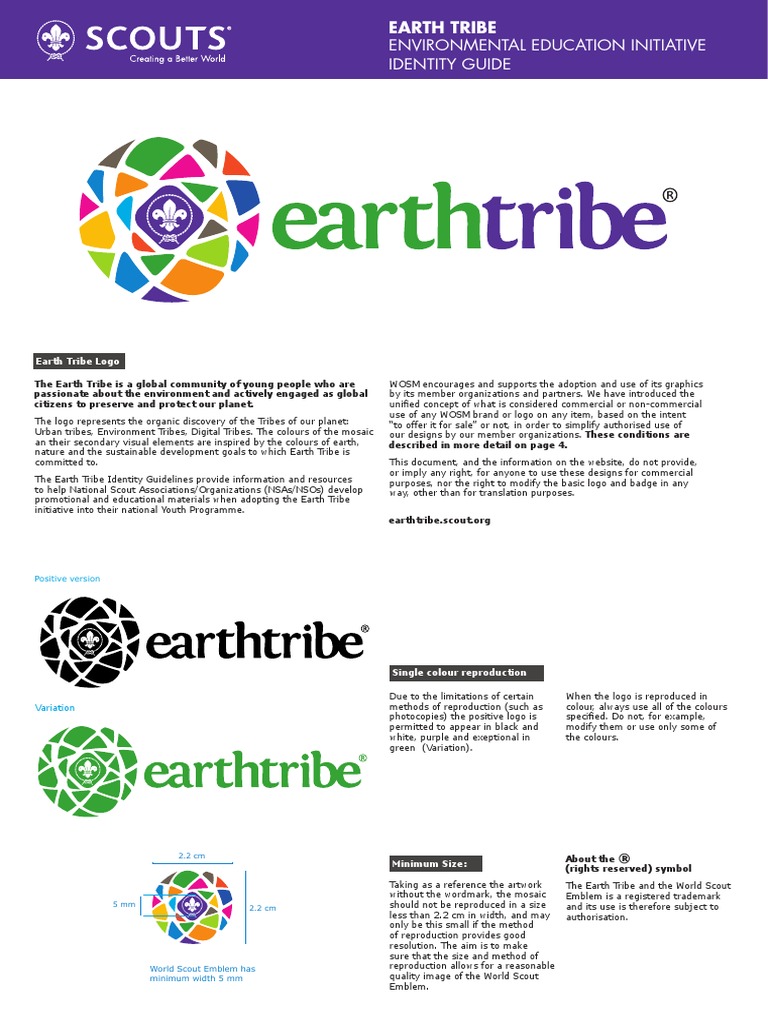 Environmental Education Initiative Identity Guide: Earth Tribe Logo ...