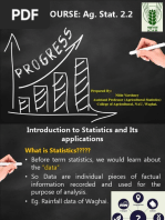 Introduction To Statistics and Its Applications