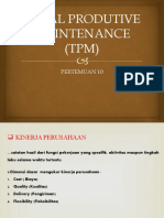 Pertemuan 10 Lanjutan TPM