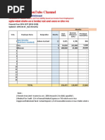 PAYE Tax Computation Template | PDF | Government | Economies