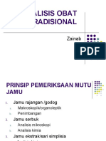 Analisis Obat Tradisional P3