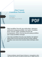 Pertemuan II. Konsep Dan Urgensi Pendidikan Pancasila.