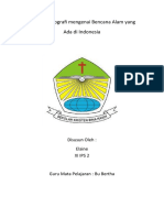 Laporan Geografi Mengenai Bencana Alam