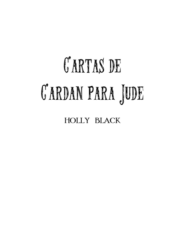 Cartas de Cardan para Jude | PDF | Natureza | Entretenimento (geral)