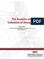 The Analysis and Valuation of Disruption