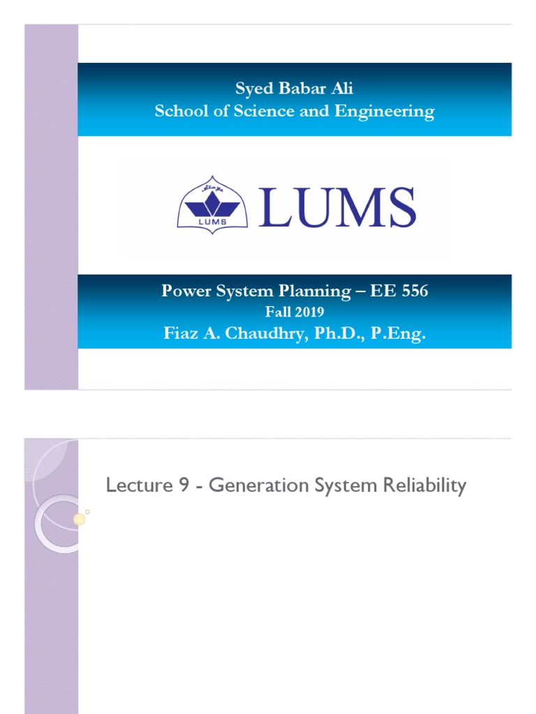 Lec+9+and+10+Gsr+and+Tsr Ee556 | PDF | Reliability Engineering ...