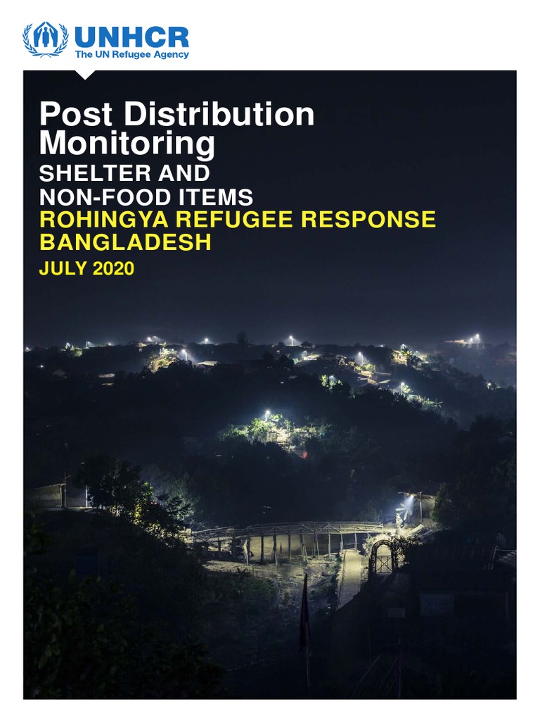 Post Distribution Monitoring: Shelter and Non-Food Items | PDF | United ...