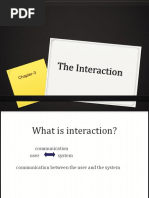 Chapter 3 - Interaction