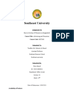 Southeast University: Assignment On