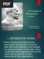 Division of Work in Management | PDF | Hierarchy | Decentralization