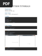 Python Sandbox Turtle Mode | PDF
