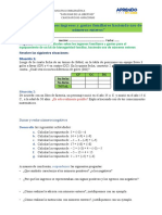 Ficha - Actividades 2do Grado Tablas. S14