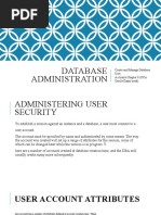 Database Administration: Create and Manage Database User Accounts Chapter 8 (OCA Oracle Exam Book)