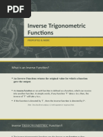 Inverse Trigonometric Functions