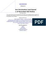 AB Timbre Parameters