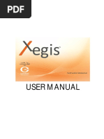 Xegis Software User Manual Intro