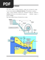 Hydraulic Turbines: Turbines and That Con Vert Mechanical Energy Into