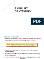 Software Quality Assurance - Testing