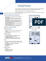 ABS 5. 3 BOSCH Braking System Training Board - Simulator: Technical Specifications and Functions