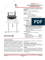 OSYSU-1, - 2: Outside Screw and Yoke Valve Supervisory Switch