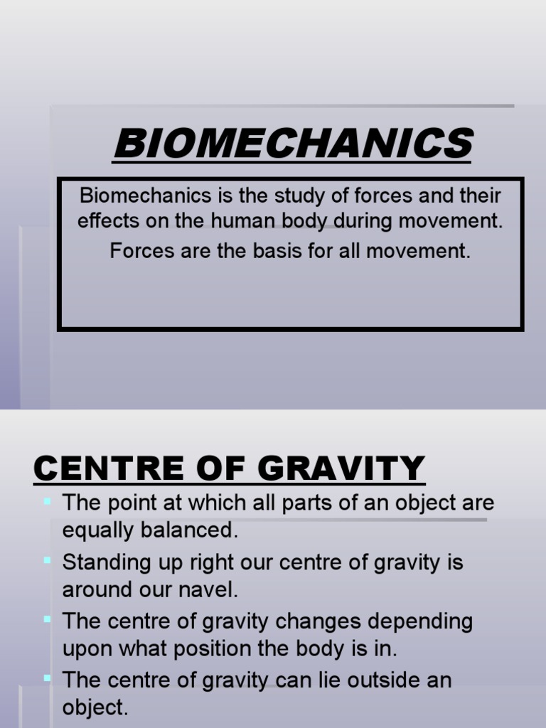 Biomechanics PDF Lever Anatomical Terms Of Motion