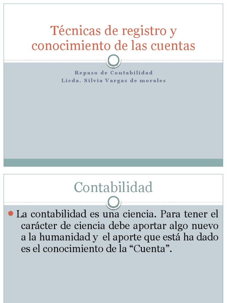 Clasificación de Cuentas Contables | PDF | Contabilidad | Bancos