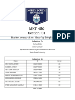 Section: 01: Market Research On Gear by Meghna Group