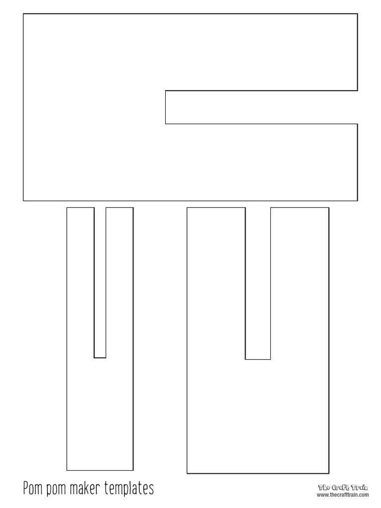 Pom Pom Maker Template | PDF