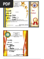 Award Certificates EDITABLE