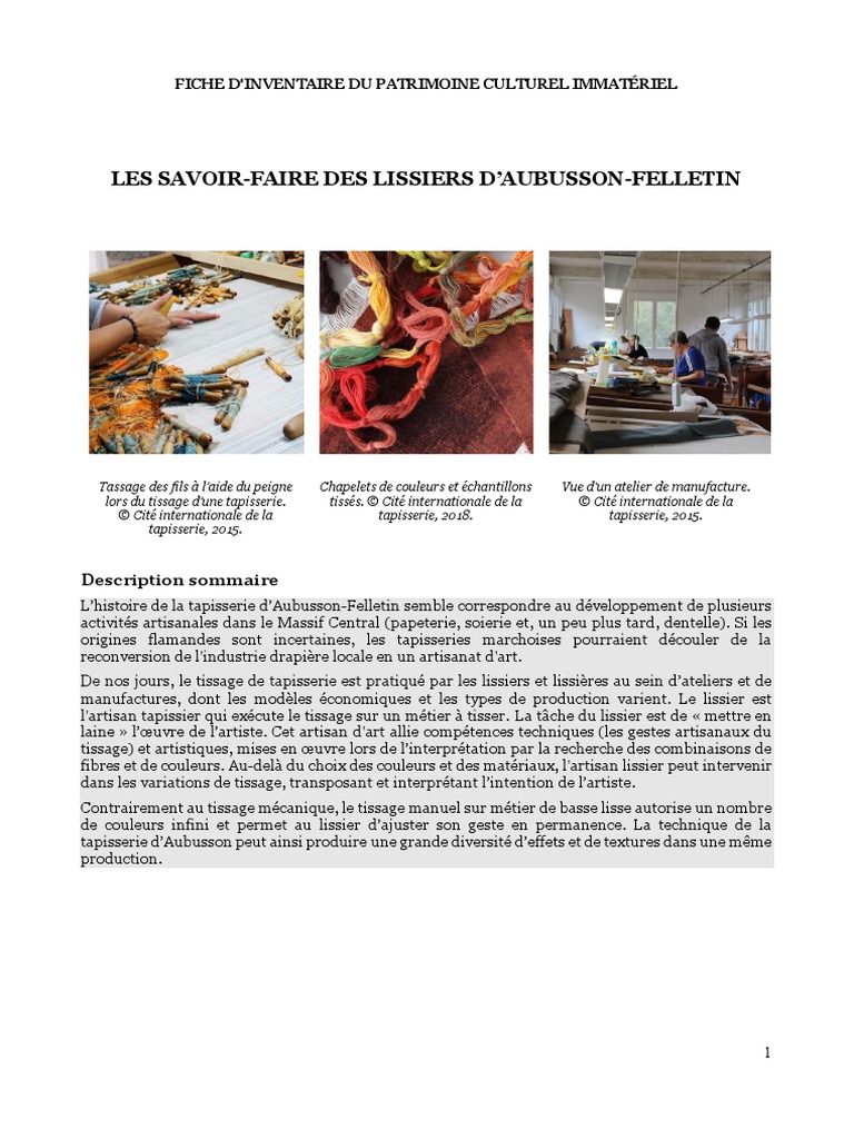 Un chef d'œuvre du XVIIIe siècle  Cité internationale de la tapisserie -  Aubusson