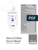 Micro Medical CO Monitor - Service manual