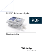 Welch Allyn CP-200 Spirometer - User Manual