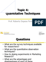 Topic 4 Quantitative Techniques