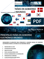 Paises Gobierno Electronico (Mundo 2020)