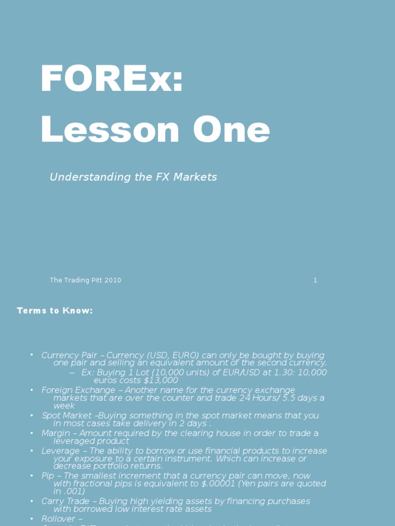 Forex Trading Basics and Strategies | PDF | Foreign Exchange Market ...