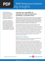 Retirement Preparedness Study April 2008