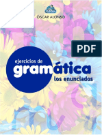 Ejercicios de Gramática. Los Enunciados - Español