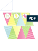 Easterm Mini Bunting Banner