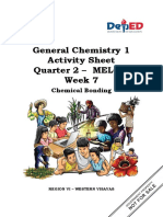 General Chemistry 1 Activity Sheet Quarter 2 - MELC 4 Week 7