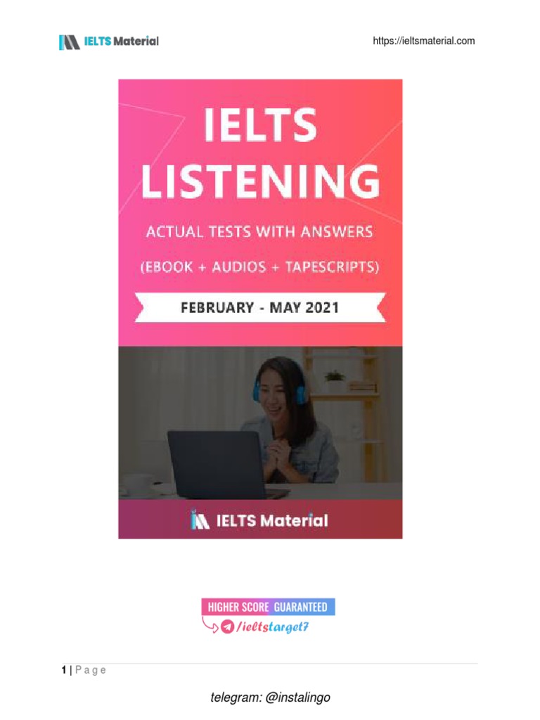 IELTS Listening Practice Tests 2021 | PDF | Question | Multiple Choice