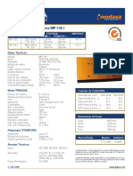 Motores diesel andinos s.a. planta eléctrica insonora mp-135 i 220v 60hz 124 kw 135 kw